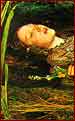 ophelia (detail) by john everett millais