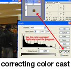 correcting color cast
